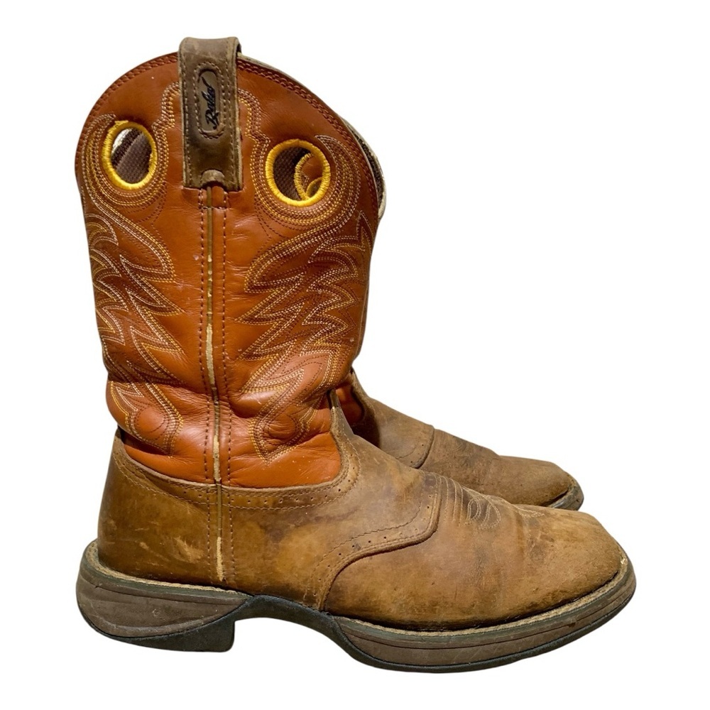 Men’s Durango 11” Rebel Leather Western Core Boots Size 9.5D